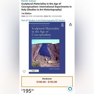 Sculptural Materiality in the Age of Conceptualism: Inter Experiments in Italy